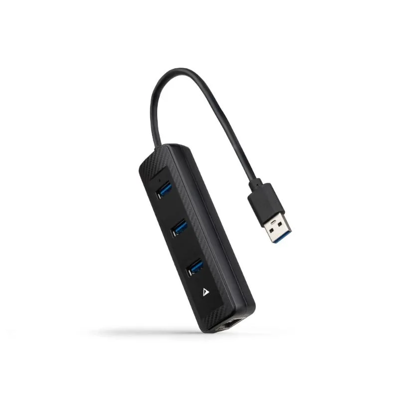 Nanocable Conversor USB 3.0 Ethernet + 3xUSB 3.0