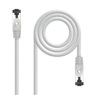 Nanocable Cable red Cat. 8.1 2GHZ SSTP Gris 1m