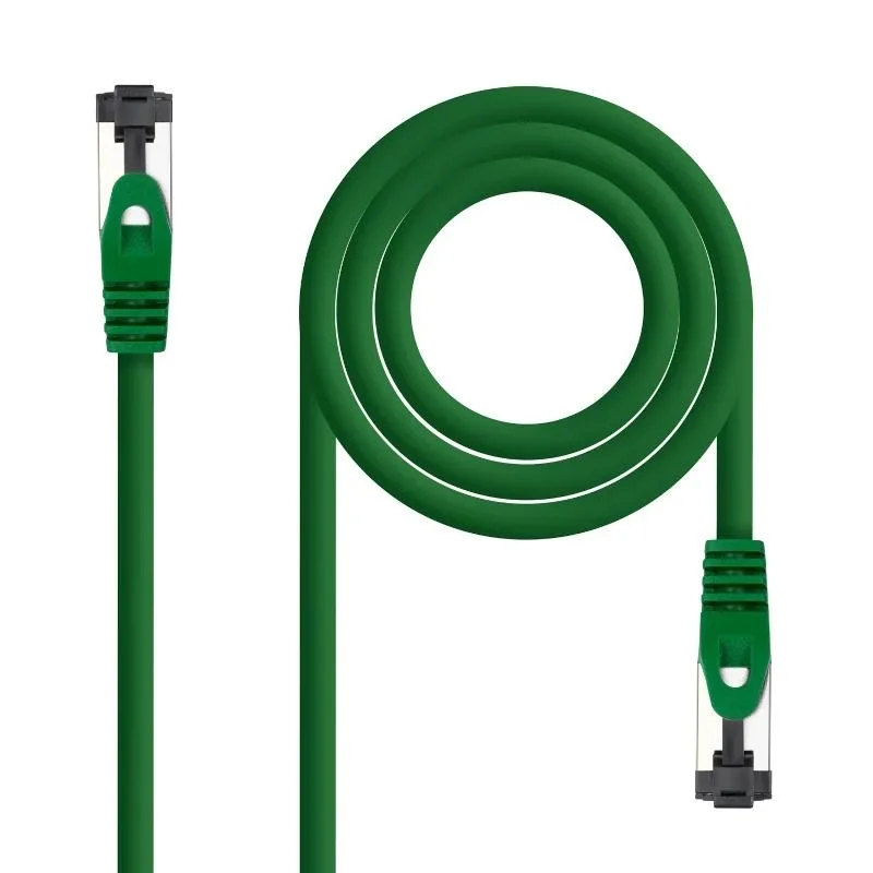 Nanocable Cable red Cat. 8.1 2GHZ SSTP Verde 1m
