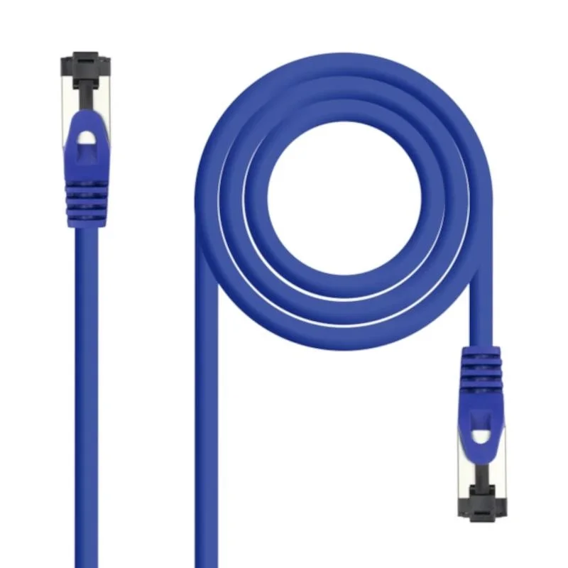 Nanocable Cable red Cat. 8.1 2GHZ SSTP Azul 2m