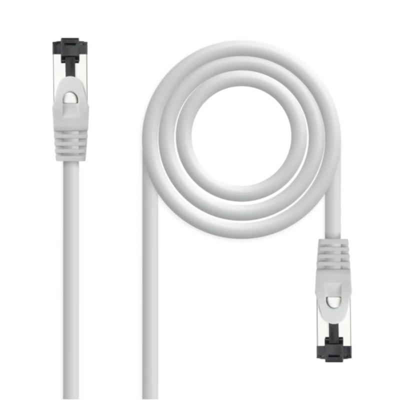 Nanocable Cable red Cat. 8.1 2GHZ SSTP Gris 10m