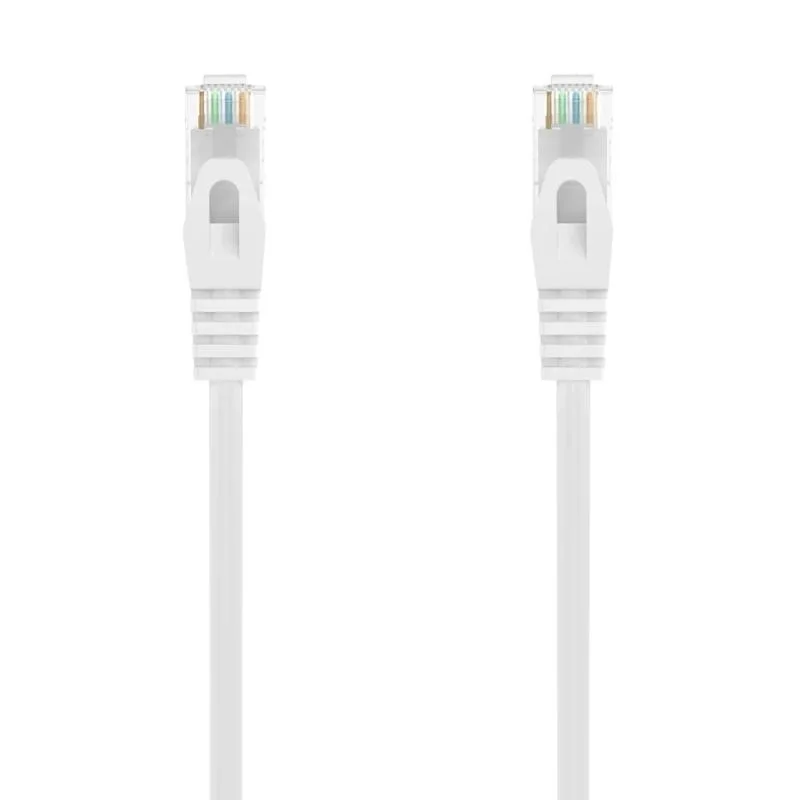 Aisens Latiguillo RJ45 LSZH CAT.6A UTP blanco 0.5m