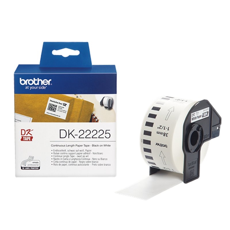 Brother Cinta Papel 38mm Blanco
