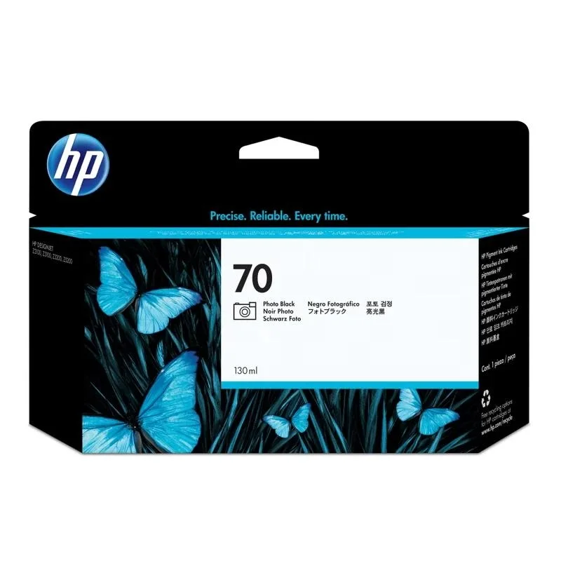 HP Cartucho 70 Negro Foto