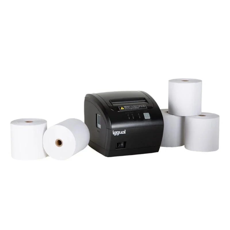 Kit impresora térmica tickets TP EASY 80 + 5 rollo