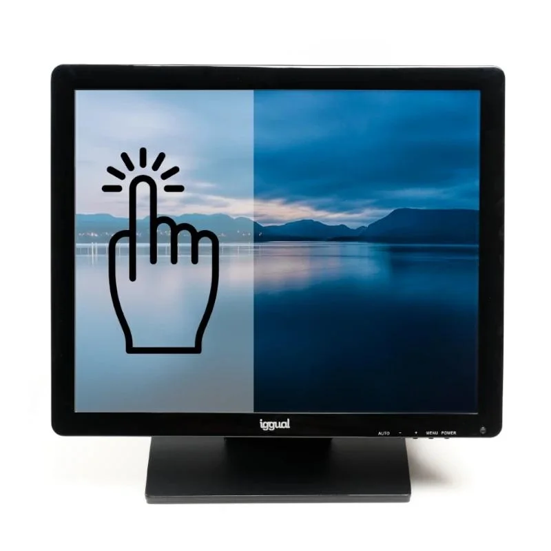 iggual Monitor táctil resistivo 19" USB VGA HDMI
