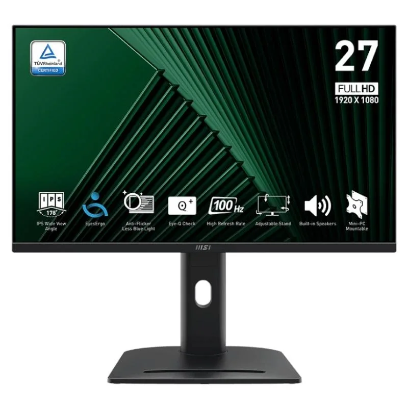 MSI MP275PG Monitor 27"100h VGA HDMI DP MM AA