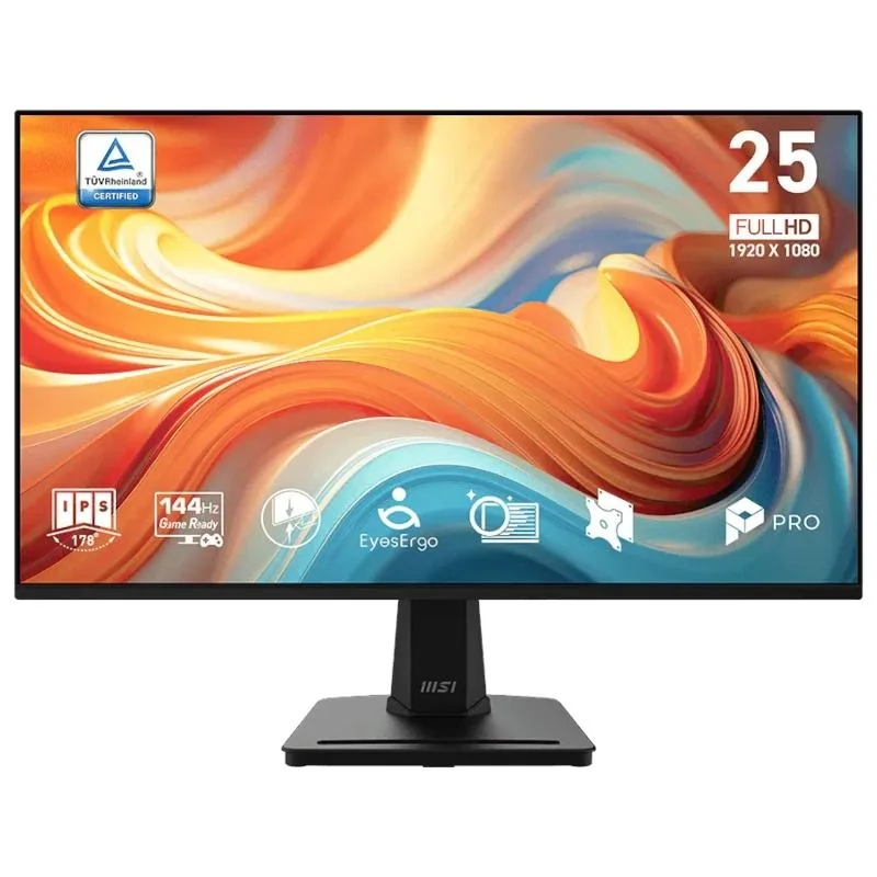 MSI MP251W E14L Monitor 24.5" IPS 144h VGA HDMI
