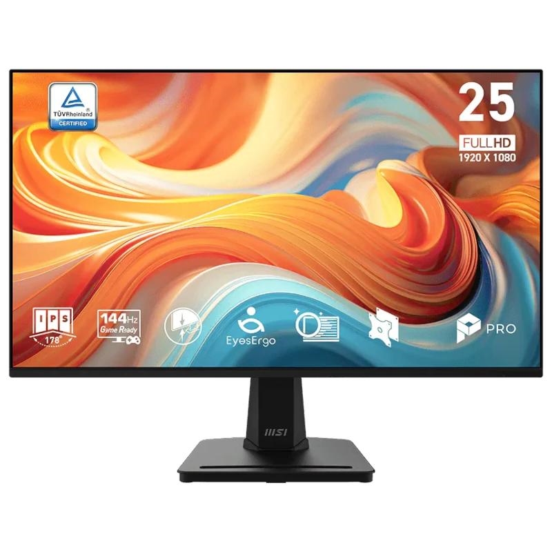 MSI MP251W E14L Monitor 24.5" IPS 144h VGA HDMI