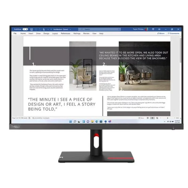 Lenovo ThinkVision S27i-30 Monitor 27" FHD HDMI