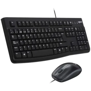 Logitech MK120 Teclado + Ratón óptico 1000dpi USB