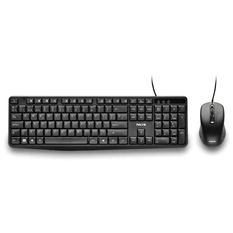 NGS Kit Teclado+Ratón con cable Cocoa