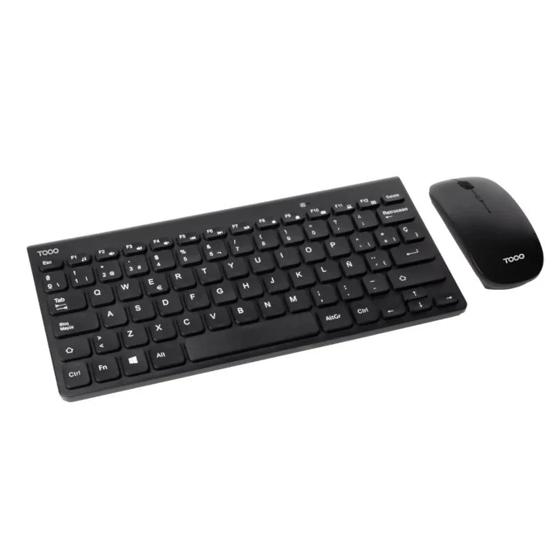 Tooq Teclado + Ratón TQKMW-3101-B Slim inalámbrico