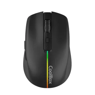 Coolbox Gaming Ratón W01 1600DPI Inalámbrico Negr