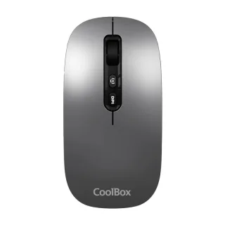 Coolbox Ratón W02-IA Inalámbrico RF+BT Gris