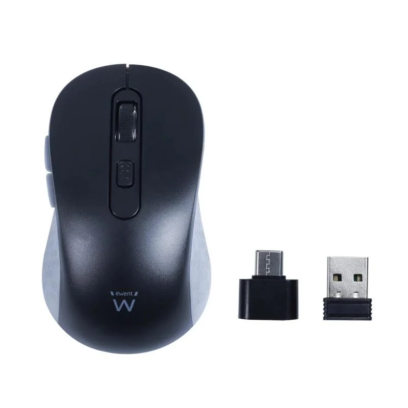 EWENT EW3204 Ratón inalámbrico 2.4GHz click silen