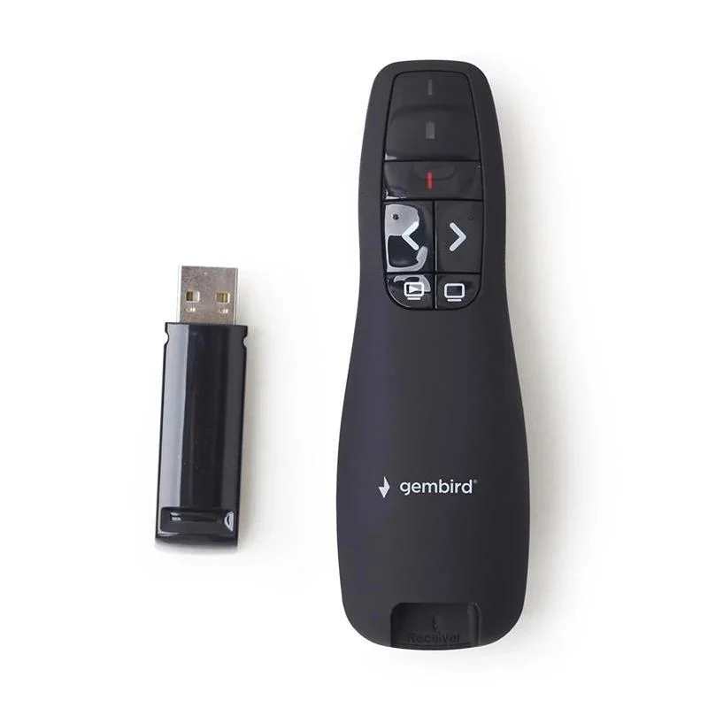 Gembird Presentador Inalámbrico Puntero Láser USB