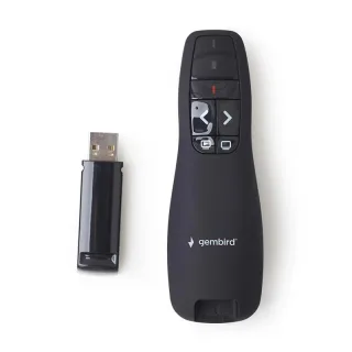 Gembird Presentador Inalámbrico Puntero Láser USB