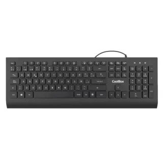 COOLBOX Teclado Flatpro usb 1.8M silencioso