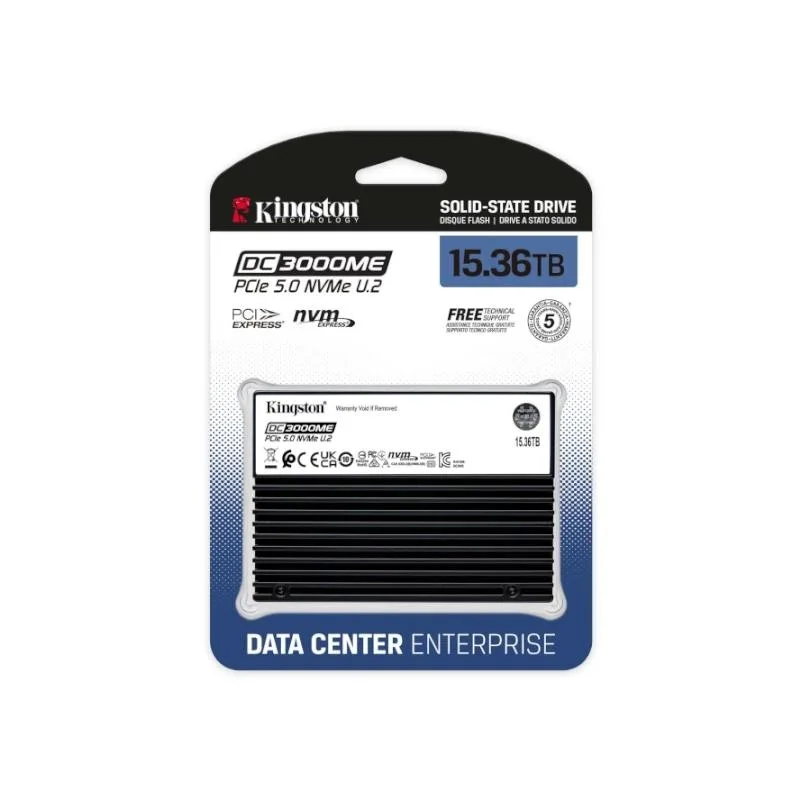 Kingston SSD DC3000ME 15.36TB NVMe PCIe 5.0 U.2
