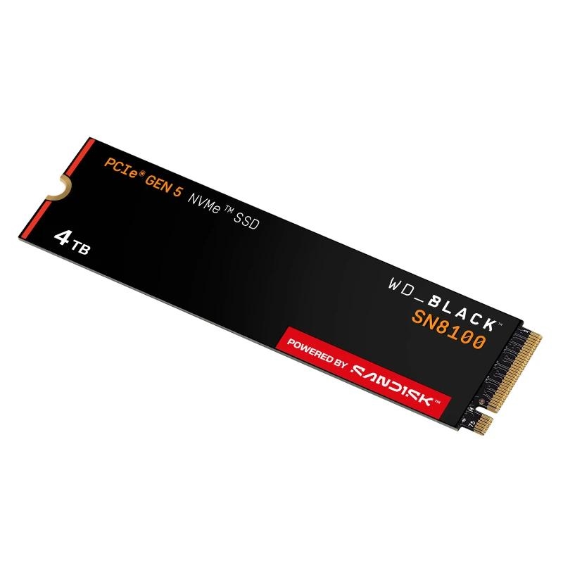WD Black SN8100 SSD 4TB PCIe Gen5x4 14900 MB-s
