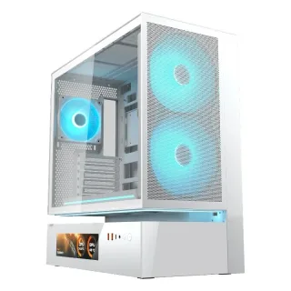 Cougar Caja Semitorre CFV235 Mesh Vision White