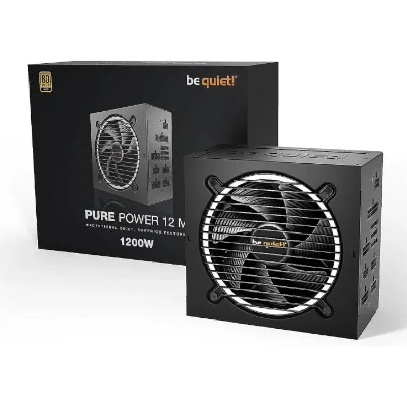 be quiet! Fuente Pure Power 1200W 20+4 pin ATX Neg