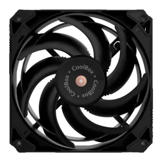Coolbox Gaming Ventilador V12 PWM AUX 12Cm Negro