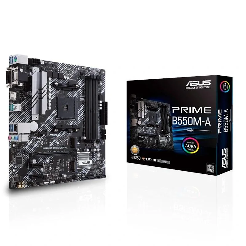 ASUS Placa Base PRIME B550M-A/CSM mATX AM4