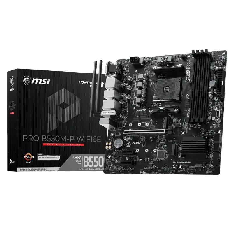 MSI Placa Base PRO B550M-P WIFI6E mATX AM4