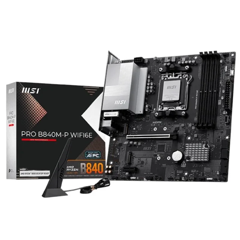 MSI Placa Base PRO B840M-P WIFI6E DDR5 mATX