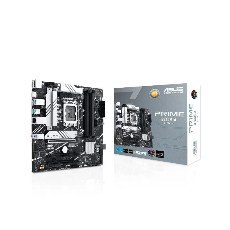 ASUS Placa Base PRIME B760M-A CSM DDR4 mATX 1700