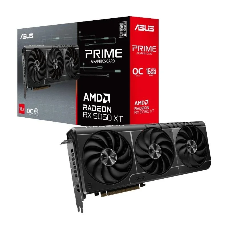 ASUS VGA AMD PRIME RX 9060XT O16G 16GB DDR6