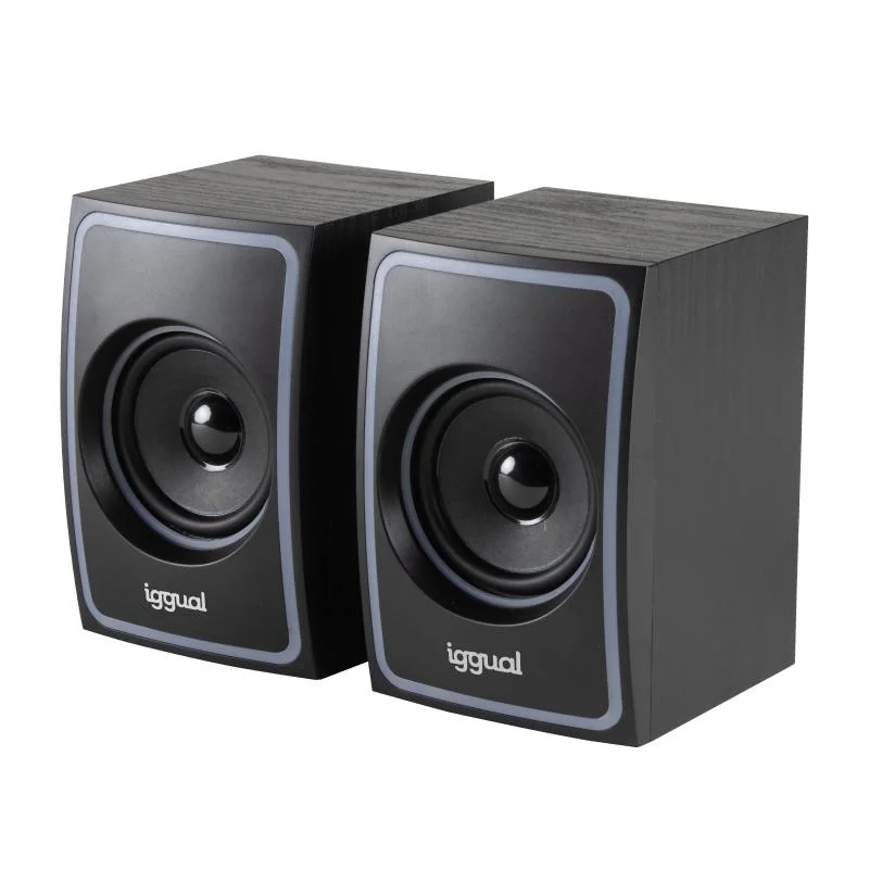 iggual Altavoces 2.0 10W mini-jack + USB Bluetooth