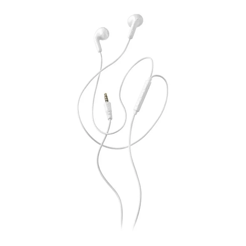 NGS Auricular Blanco Estéreo con cable JACK 3.5 mm