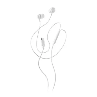 NGS Auricular Blanco Estéreo USB-C con cable