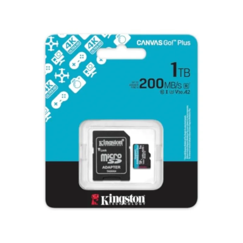 Kingston microSD Canvas Go! Plus 4 1TB 200 MB-s