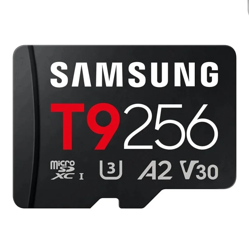 Samsung Micro SDXC T9 256GB clase10 U3 V30 A2 c/a