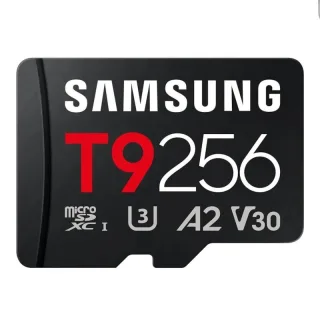 Samsung Micro SDXC T9 256GB clase10 U3 V30 A2 c/a