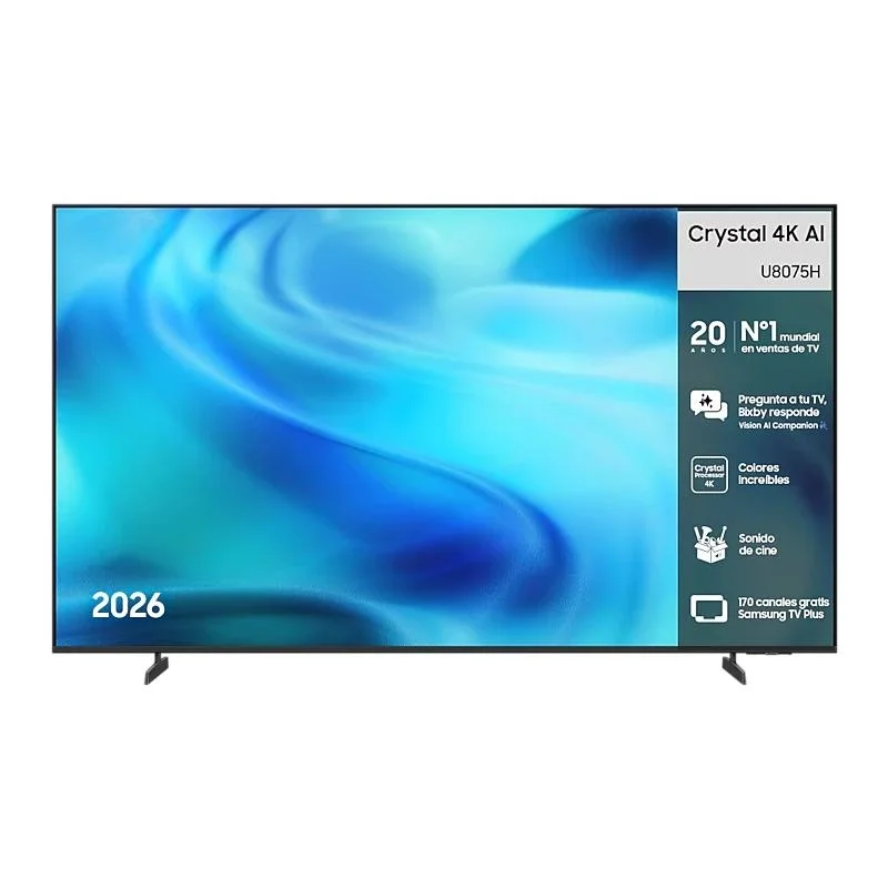 SAMSUNG TV 85" TU85U8075H CRYSTAL UHD SMART TV BT