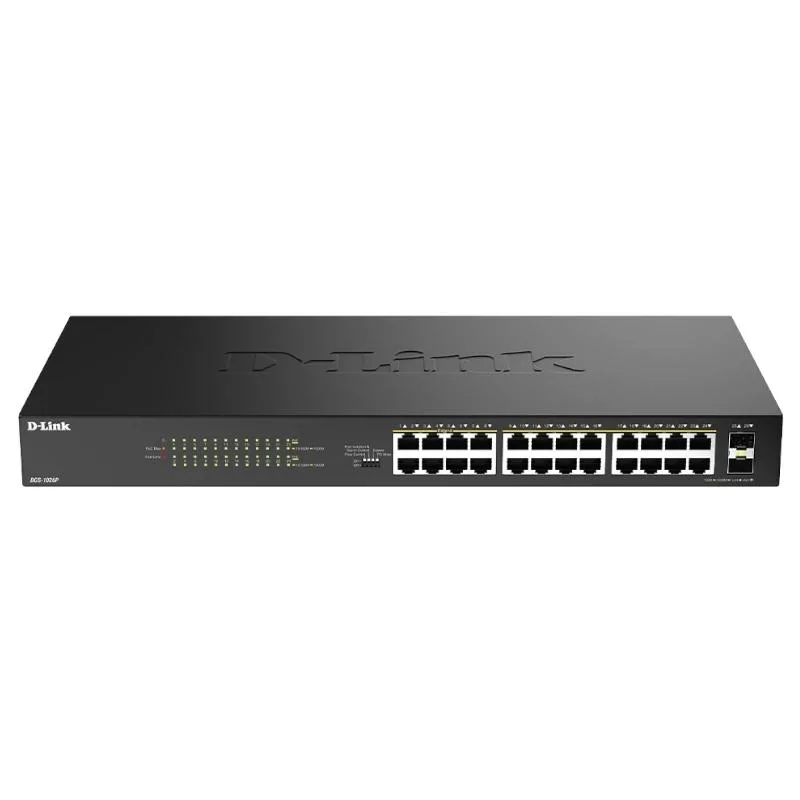 D-Link DGS-1026P/E Switch 24xGbE PoE+ 2xSFP
