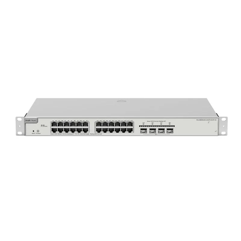 Reyee 24 × 10/100/1000Base-T copper ports with aut
