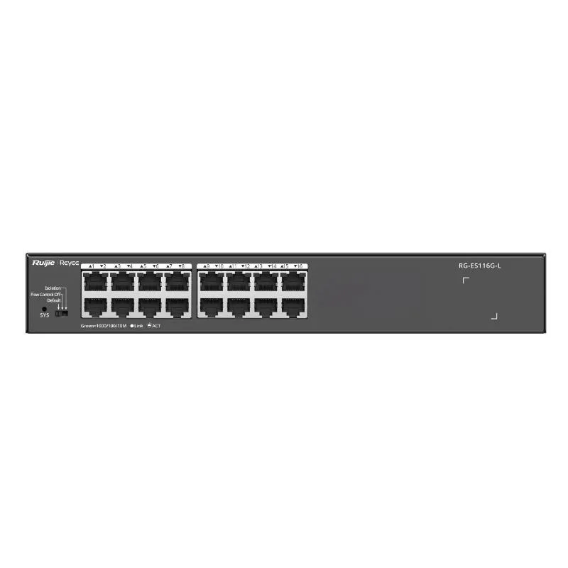 Reyee 16-Port Gigabit unmanaged Switch, 16 Gigabit