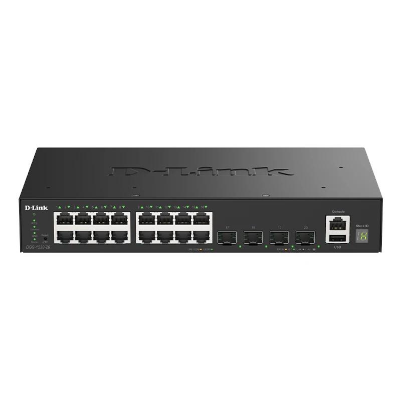 D-Link DGS-1530-20/E Switch 16xGb 4x10G SFP+