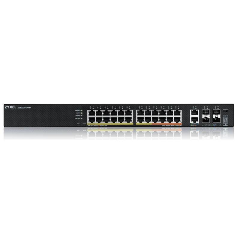 Zyxel XGS2220-30HP Switch L3 24xG 2xmG 4xSFP+ 400W