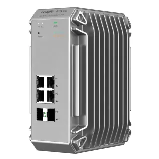 Reyee L2 Industrial Managed Switch, 4-Port RJ45 Gi
