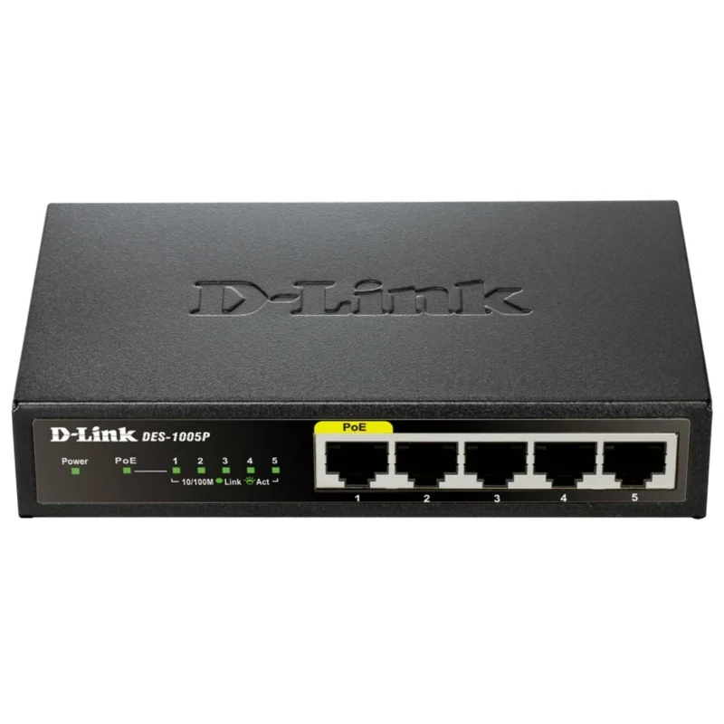 D-Link DES-1005P Switch 5x10/100Mbps 1xPoE