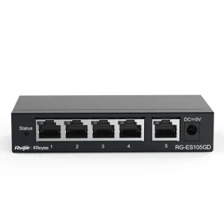 Reyee RG-ES105GD Switch 5xGb RJ45 Steel Case