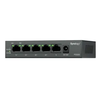 Synology PS500 Switch 4xG PoE+ 1xG 60W