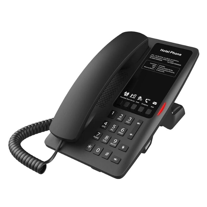 Fanvil H4 Hotel Telefono USA-A interface charging